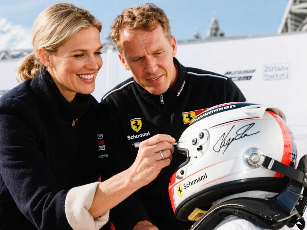 邮报：舒马赫妻子助力，赛车头盔签名献爱心拍卖支持斯图尔特慈善